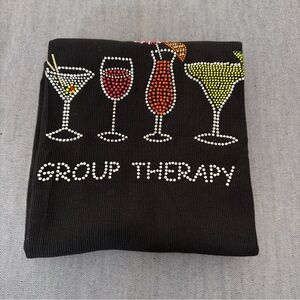 Title: Women’s Group Therapy Rhinestone Graphic Tank Top, Size Large G-9